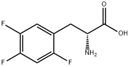 2,4,5-Trifluoro-D-Phenylalanine Struktur