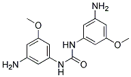 1,3-bis(3-amino-5-methoxyphenyl)urea Struktur