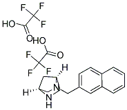 (1S,4S)-2-NAPHTHALEN-2-YLMETHYL-2,5-DIAZA-BICYCLO[2.2.1]HEPTANE DI-TRIFLUORO-ACETIC ACID 97% Struktur