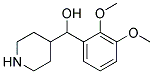 (2,3-DIMETHOXY-PHENYL)-PIPERIDIN-4-YL-METHANOL Struktur