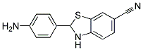 2-(4-AMINO-PHENYL)-2,3-DIHYDRO-BENZOTHIAZOLE-6-CARBONITRILE Struktur