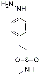 2-(4-HYDRAZINO-PHENYL)-ETHANESULFONIC ACID METHYLAMIDE Struktur