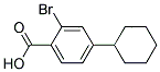 2-BROMO-4-CYCLOHEXYL-BENZOIC ACID Struktur