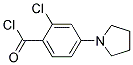 2-CHLORO-4-PYRROLIDIN-1-YL-BENZOYL CHLORIDE Struktur