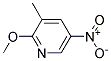 2-METHOXY-3-METHYL-5-NITROPYRIDINE Struktur