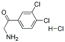 2-AMINO-1-(3,4-DICHLOROPHENYL)ETHANONE HYDROCHLORIDE Struktur