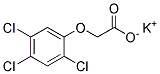 2,4,5-T-Potassium Salt Struktur