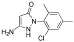 1-(2,4-Dimethyl-6-Chlorophenyl)-3-Amino-5-Pyrazolone Struktur