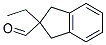 2-ethyl-2,3-dihydro-1H-Indene-2-carbaldehyde Struktur