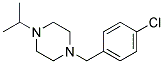 1-(4-Chlorobezyl)-4-Isopropylpiperazine Struktur