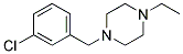 1-(3-Chlorobezyl)-4-Ethylpiperazine Struktur