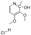 2-Hydroxy Methyl-3,4-Dimethoxy Pyridine Hydrochloride Struktur