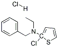 2-Chloro-2-Thienyl Ethyl Benzylamine Hydrochloride Struktur