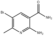 2-AMINO-5-BROMO-6-METHYL NICOTINAMIDE Struktur