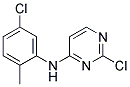 2-chloro-N-(5-chloro-2-methylphenyl)pyrimidin-4-amine Struktur