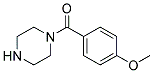 1-[(4-methoxyphenyl)carbonyl]piperazine Struktur