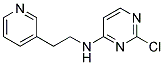 2-chloro-N-(2-pyridin-3-ylethyl)pyrimidin-4-amine Struktur