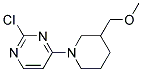 2-chloro-4-[3-(methoxymethyl)piperidin-1-yl]pyrimidine Struktur