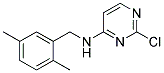 2-chloro-N-(2,5-dimethylbenzyl)pyrimidin-4-amine Struktur