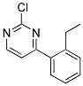 2-Chloro-4-(2-ethyl-phenyl)-pyrimidine Struktur