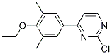 2-Chloro-4-(4-ethoxy-3,5-dimethyl-phenyl)-pyrimidine Struktur