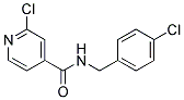 2-Chloro-N-(4-chloro-benzyl)-isonicotinamide Struktur