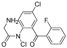 2-AMINO-CHLOROACETYLAMINO-5-CHLORO-2'-FLUOROBENZOPHENONE Struktur