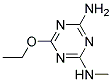 2-Amino-4-Methylamino-6-Ethyloxy-1,3,5-Triazine Struktur