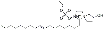 2-(8-Heptadecenyl)-1-(2-hydroxyethyl)-1-ethyl-2-imidazolinium ethosulfate Struktur