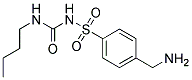 1-(P-(AMINOMETHYL)PHENYLSULFONYL)-3-BUTYLUREA Struktur