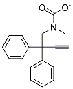 1,1-DIPHENYL-2-PROPYNYLDIMETHYLCARBAMATE Struktur