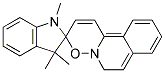 1,3,3-TRIMETHYL-1,3-DIHYDROSPIRO(2H-INDOLE-2,3'-(3H)NAPHTH(2,1-B)(1)OXAZINE) Struktur