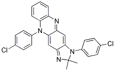 1,5-BIS(P-CHLOROPHENYL)-2,2-DIMETHYL-2,5-DIHYDRO-1H-IMIDAZO(4,5-B)PHENAZINE Struktur