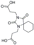 2,4-DIOXO-1,3-DIAZASPIRO(4.5)DECANE-1,3-DIPROPIONICACID Struktur