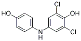 2,6-DICHLORO-4-(4-HYDROXYANILINO)PHENOL Struktur