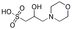 2-HYDROXY-3-MORPHOLINO-1-PROPANESULFONICACID Struktur