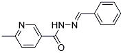 2'-BENZYLIDENE-6-METHYLNICOTINOHYDRAZIDE Struktur