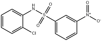 2'-CHLORO-3-NITROBENZENESULFONANILIDE Struktur