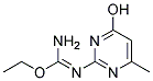 2-ETHYL-1-(4-HYDROXY-6-METHYL-2-PYRIMIDINYL)ISOUREA Struktur