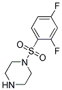 1-(2,4-Difluoro-benzenesulfonyl)-piperazine Struktur