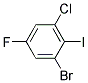 2-Bromo-4-fluoro-6-chloroiodobenzene Struktur