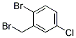 2-Bromo-5-chlorobenzylbromide Struktur