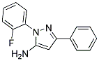 1-(2-Fluorophenyl)-3-phenyl-1H-pyrazol-5-ylamine Struktur