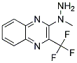 2-(1-methylhydrazinyl)-3-(trifluoromethyl)quinoxaline Struktur