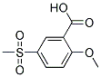 2-METHOXY-5-METHYLSOLFONYL BENZOIC ACID Struktur