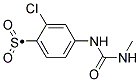 2-CHLORO-4-(3-METHYL-UREIDO)-BENZENESULFONYL Struktur