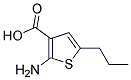 2-AMINO-5-PROPYL-THIOPHENE-3-CARBOXYLIC ACID Struktur