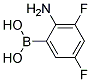 2-AMINO-3,5-DIFLUOROPHENBORONIC ACID Struktur