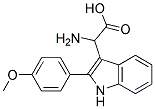 2-AMINO-2-(2-(4-METHOXYPHENYL)-1H-INDOL-3-YL)ACETIC ACID Struktur