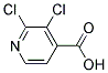 2,3-DICHLORO-4-PYRIDINECARBOXYLIC ACID Struktur